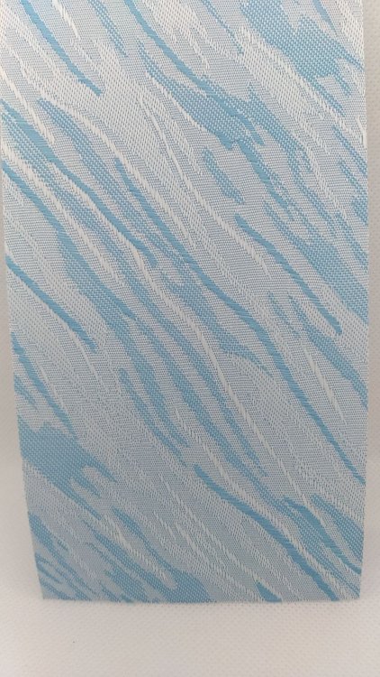 Венера голубой, 89 мм, V-04, ткань для вертикальных жалюзи.