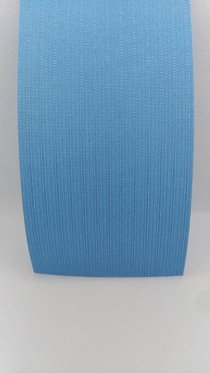 Лайн голубой яркий, 89 мм, L-14, ткань для вертикальных жалюзи