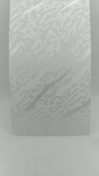 Сандра белый, 89 мм, S-01, ткань для вертикальных жалюзи. 