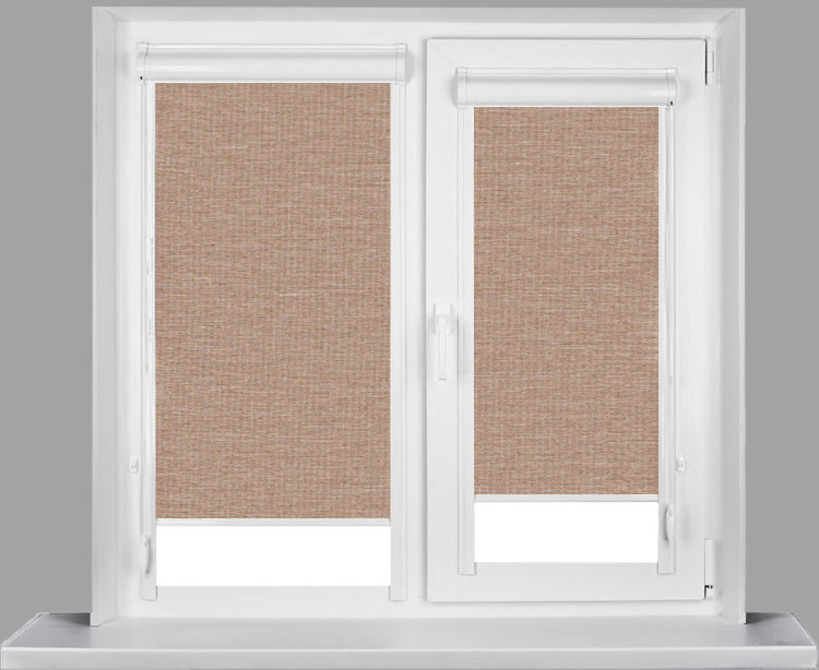 Рулонная ЮНИ 1 на створку, ГАВАНА 4300 терракота, 240см Рулонная ЮНИ 1 на створку, ГАВАНА 4300 терракота, 240см